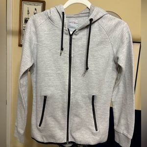 Galaxy by Harvic Hooded Gray Sweatshirt